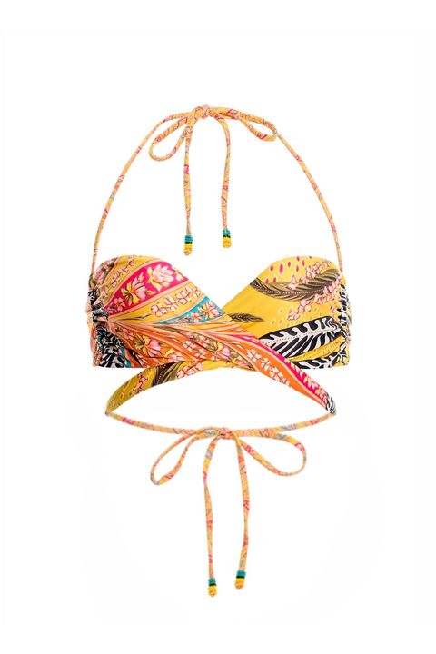 Top de bikini eco bordado nefti